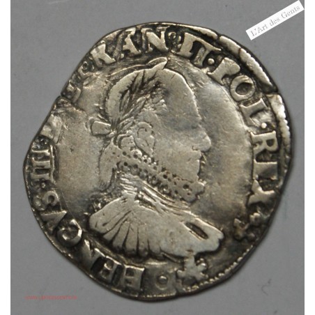 TESTON 1574 L BAYONNE - HENRI III - Col fraisé , lartdesgents.fr