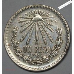 1924 Mexico 1 Peso Silver Coin – .720 Silver, lartdesgents.fr
