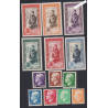 13 Timbres Monaco n°338 à n°350 - Année Complète1950 - Neufs** Cote 90 Euros - Lartdesgents.fr