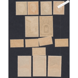 Timbres Monaco n°365 à n°378 - Année 1951 - Neufs** Cote 130 Euros - Lartdesgents.fr