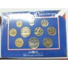 Coffret 1 c. à 20 frs., 1999 Monnaie de Paris, BU, FDC, (2) lartdesgents.fr
