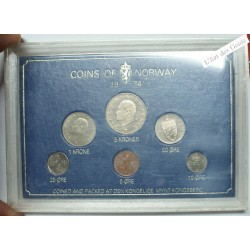 1974 Norway Coin Set, lartdesgents.fr