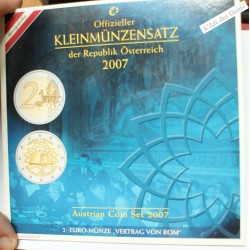 COFFRET BU - 1cents à 2€  2007 - AUSTRIA - OSTERREICH, lartdesgents.fr