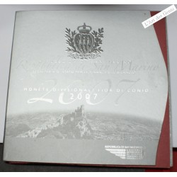 COFFRET BU - 1 cent à 2€ + 5€ 2007 - SAN MARINO (2), lartdesgents.fr