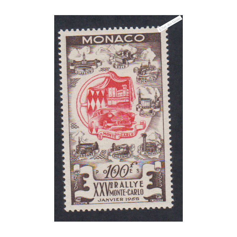 Timbres Monaco n°420 - Année 1955 - Neufs** Cote 135 Euros - Lartdesgents.fr