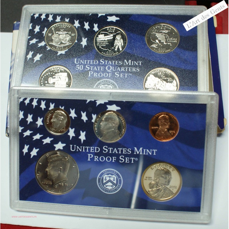 2002-S Proof Set United States US Mint Original , lartdesgents.fr
