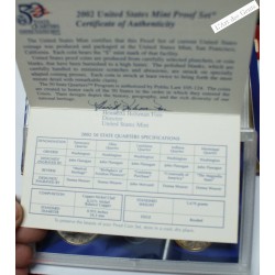 2002-S Proof Set United States US Mint Original , lartdesgents.fr