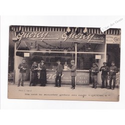 CPA 34 MONTPELLIER - Très rare et Belle carte - Le Meilleur Café c'est Quercy - Belle publicité, lartdesgents.fr