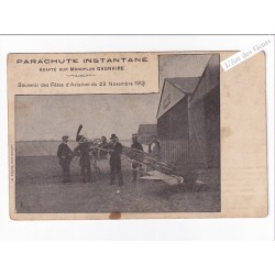 66 PERPIGNAN - La Llabanère - Parachute Instantané adapté sur monoplan GAGNAIRE, lartdesgents.fr