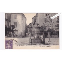 cpa 30 Saint André de Valborgne - Fontaine et Faubourg, lartdesgents.fr