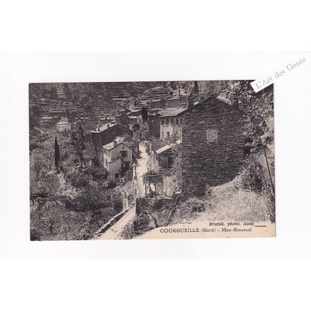 cpa 30 COURGUEILLE Mas Roussel, lartdesgents.fr