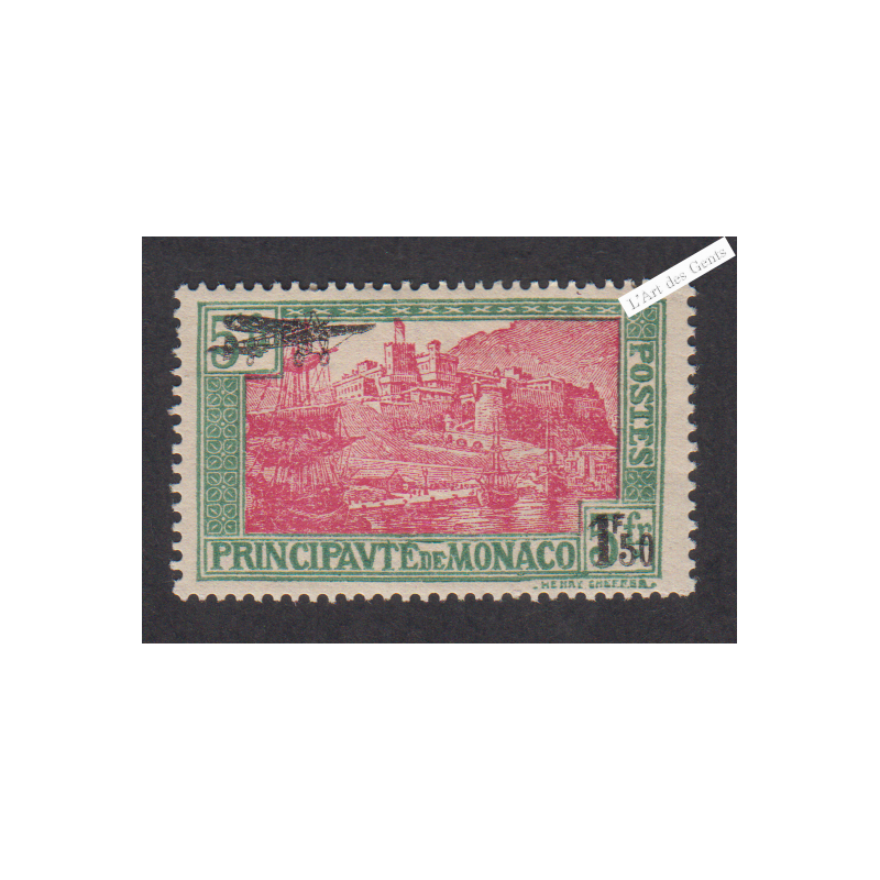 Timbre Poste Aérienne Monaco n°1 - Année 1933 - Neuf** Cote 87 Euros - Lartdesgents.fr