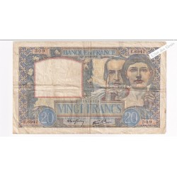 20 Francs Science et Travail 4-12-1941 – France  , lartdesgents.fr