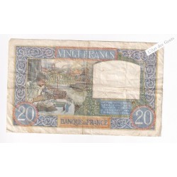 20 Francs Science et Travail 17-7-1941– France  , lartdesgents.fr