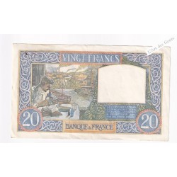 20 Francs Science et Travail 17-7-1941– France  , lartdesgents.fr