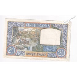 20 Francs Science et Travail 17-7-1941– France  , lartdesgents.fr