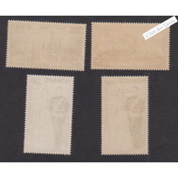 4 Timbres Poste Aérienne Monaco n°69 à n°72 - Année1958-1959 - cote 57 Euros lartdesgents.fr