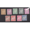 9 Timbres-Taxe Monaco n°18 à n°26 - Année1926-1943 - cote 74 Euros lartdesgents.fr