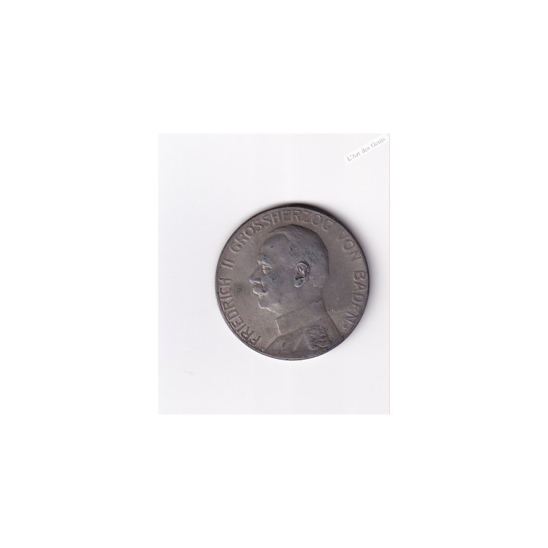Medaille  Friedrich II GROSSHERZOG VON BADEN - FUR VERDIENST, lartdesgents.fr