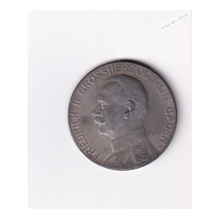 Medaille  Friedrich II GROSSHERZOG VON BADEN - FUR VERDIENST, lartdesgents.fr