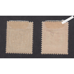 2 Timbres-Taxe Monaco n°27 et n°28 - Année1932 - Neufs* cote 235 Euros lartdesgents.fr