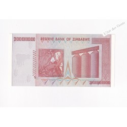Zimbabwe 20 trillon Dollars 2008 neuf P.89 AA033413, lartdesgents.fr