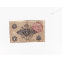 Très rare billet una lira Banca Populare de Milano 1872 série 8 007460 TB , lartdesgents.fr