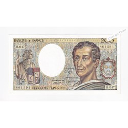 200 FRS MONTESQUIEU 1987 P/NEUF H.047 861591, lartdesgents.fr