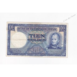 Pays Bas billet de 10 Gulden du 04/03/1949 Pick-83 , lartdesgents.fr