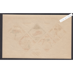 Blocs Spéciaux Monaco n°7 - J.O. Tokyo - année 1964 - Neuf** - cote 850 Euros - Lartdesgents.fr