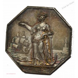 Jeton ASSURANCES Réunion des négociants assureurs (MARSEILLE) 1836 (lampe),  lartdesgents.fr