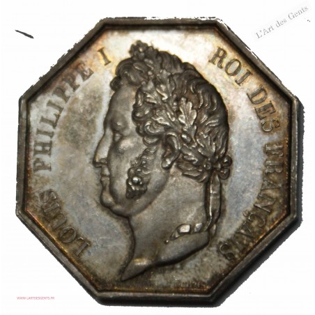 Jeton ASSURANCES LLOYD MARSEILLAIS 1845 (main),  lartdesgents.fr