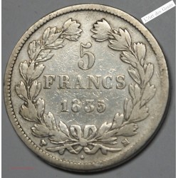 L. Philippe - 5 FRANCS 1835 MA Marseille, lartdesgents.fr