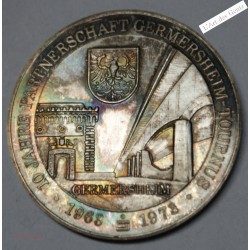 Médaille argent Jumelage TOURNUS-GERMERSHEIM 1963-1973 (1), lartdesgents.fr