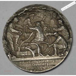 SUISSE médaille avril 1911 TUNNEL DU LOETSCHBERG, lartdesgents.fr