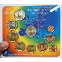 Coffret EURO ESPAGNE 2005 BU, lartdesgents.fr