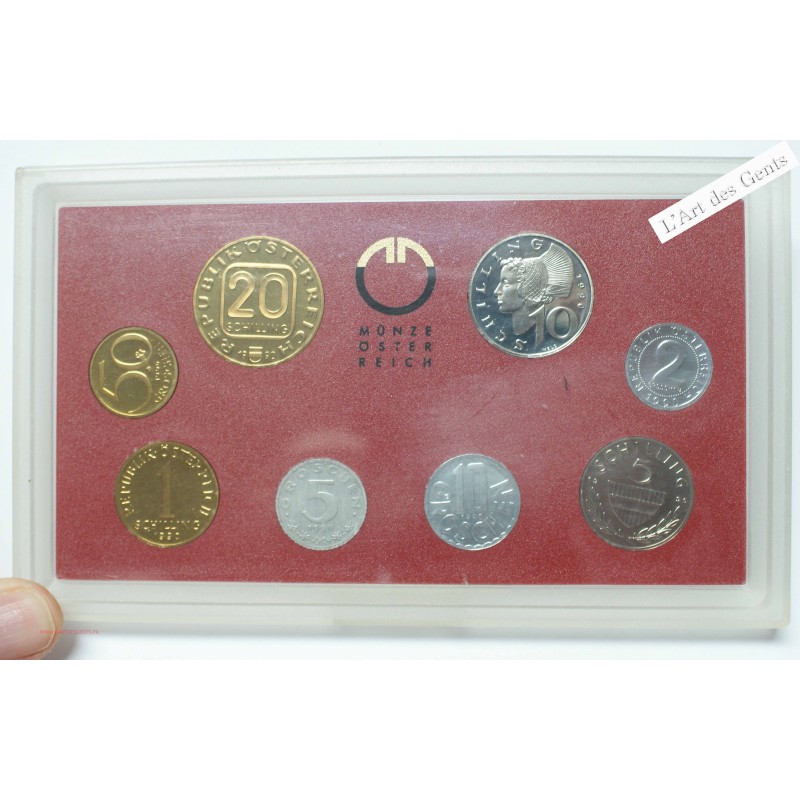 Coffret 1990 AUTRICHE, Républic OSTERREICH - PROOF, lartdesgents.fr