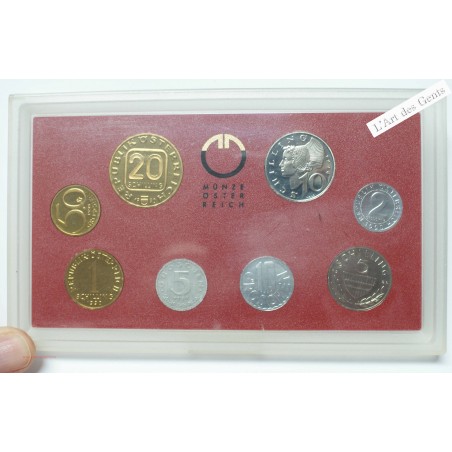 Coffret 1990 AUTRICHE, Républic OSTERREICH - PROOF, lartdesgents.fr