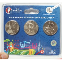 Coffret 2016 Médailles officiel UEFA EURO, MDP, lartdesgents.fr