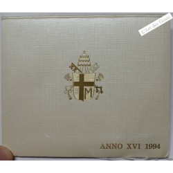 Coffret 1994 Vatican 7 Pièces "Jean-Paul II – Année XVI" FDC, lartdesgents.fr
