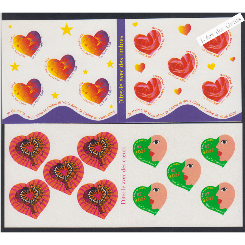 France Autoadhésifs - 2 carnets BC25 ET BC27 - 1999 et 2000 - Neufs** - lartdesgents.fr