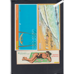 France Autoadhésifs - 3 carnets BC29-BC33 ET BC35 Bonnes Vacances - 2001à 2003 - Neufs** - lartdesgents.fr
