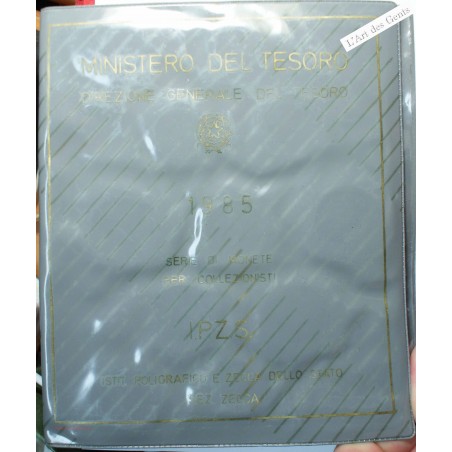 Coffret Italie 1985, série complète divisionnaire , Rome, BU, FDC, lartdesgents.fr