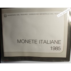 Coffret Italie 1985, série complète divisionnaire , Rome, BU, FDC, lartdesgents.fr