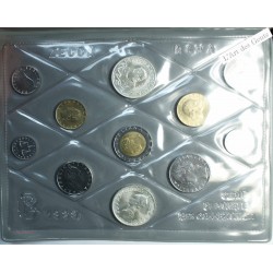 Coffret Italie 1989, série complète divisionnaire , Rome, BU, FDC, lartdesgents.fr