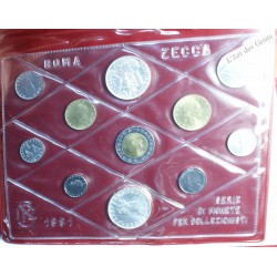 Série Italie 1990, série complète divisionnaire , Rome, BU, FDC, lartdesgents.fr