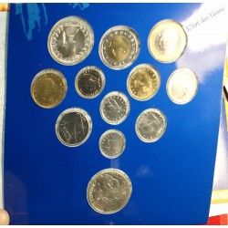 Coffret Italie 1998, série complète divisionnaire , Rome, BU, FDC, lartdesgents.fr