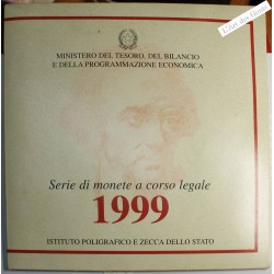 Coffret Italie 1999, série complète divisionnaire , Rome, BU, FDC, lartdesgents.fr