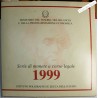 Coffret Italie 1999, série complète divisionnaire , Rome, BU, FDC, lartdesgents.fr