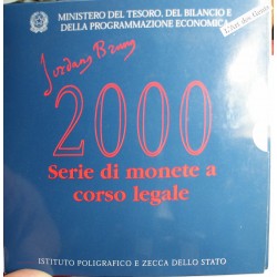 Coffret Italie 2000, série complète divisionnaire , Rome, BU, FDC, lartdesgents.fr